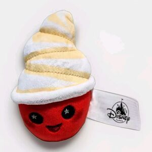 Disney Park Wishables Foods Aloha Swirl Dole Whip Soft Plush NWOT